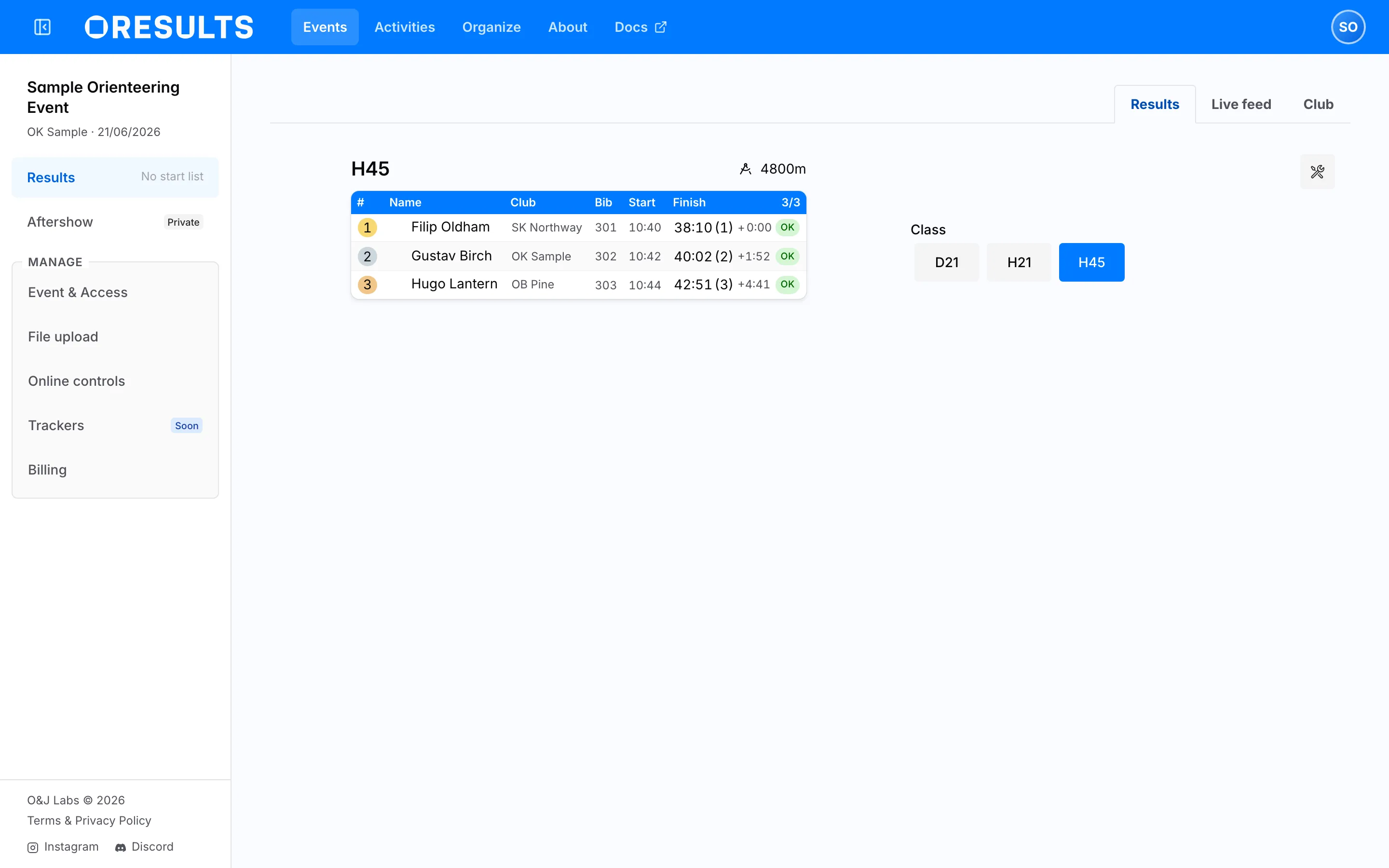 Extra result columns — example 3